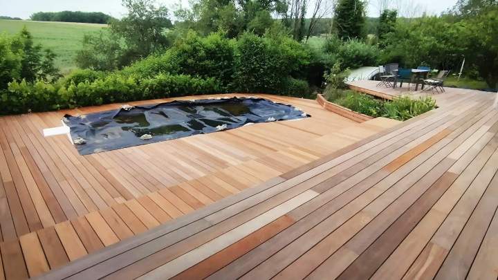 Conception terrasse Le Lardin-Saint-Lazare